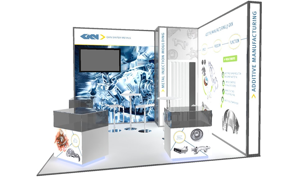 GKN Sinter Metals stand design for the 2016 Engine Expo