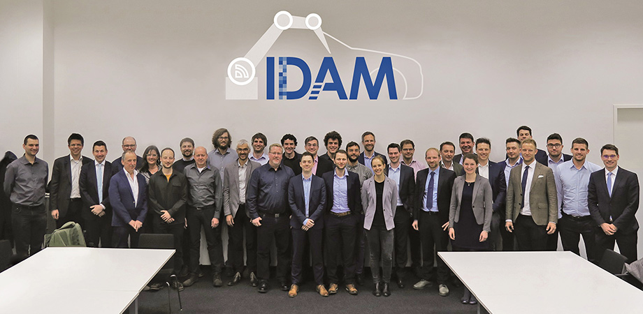 Consortium of the BMBF project IDAM at the kick-off in Munich on March 27, 2019.