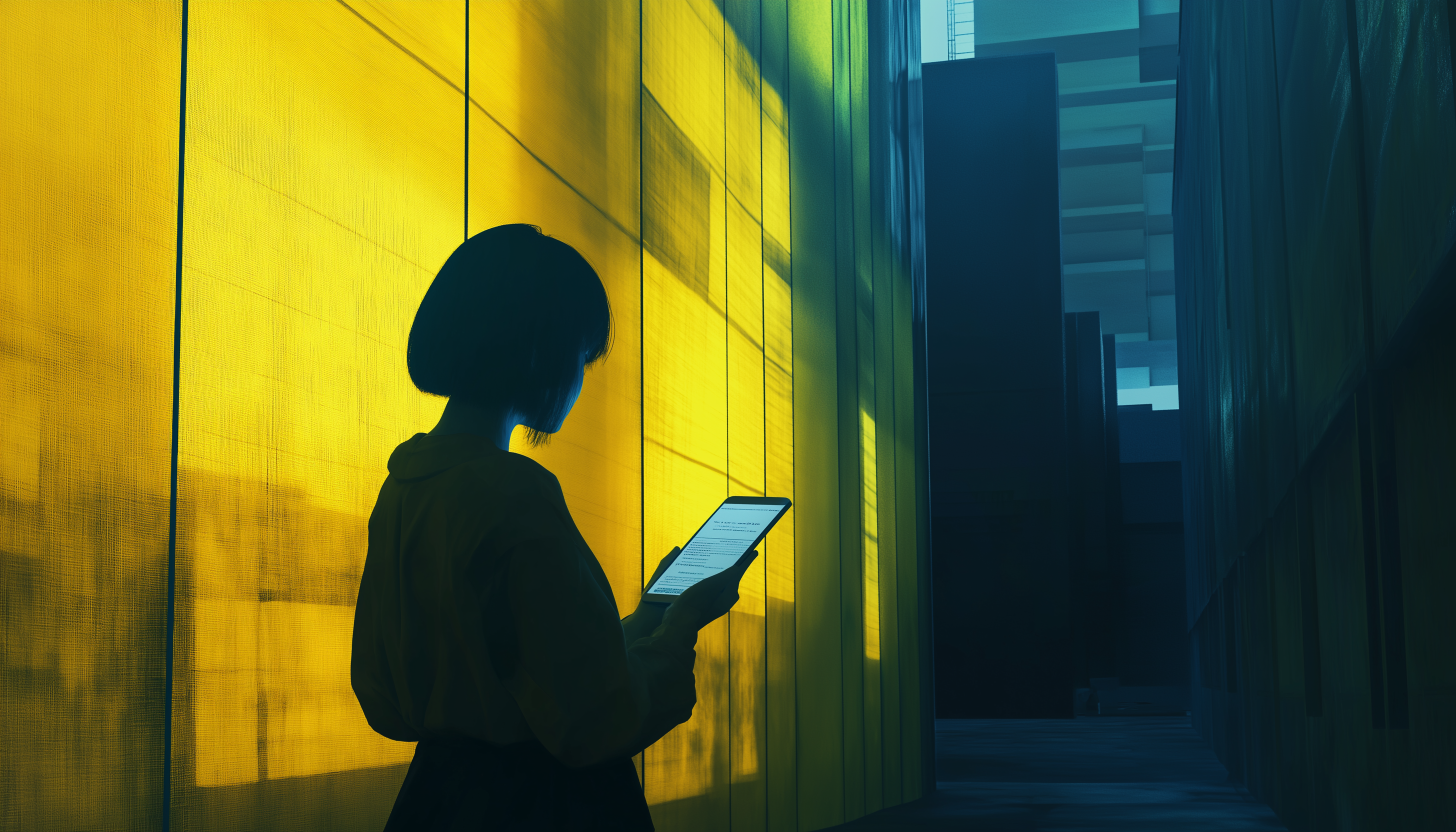 Comprend Person Watching News From A Smartphone Yellow And Deep Bc322272 52Eb 4Abe Ae7e Bf8812462339