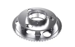 Large round silver gear