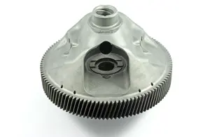 Round silver metal part